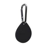 AirTag Silicone Case w. Carabiner - Black