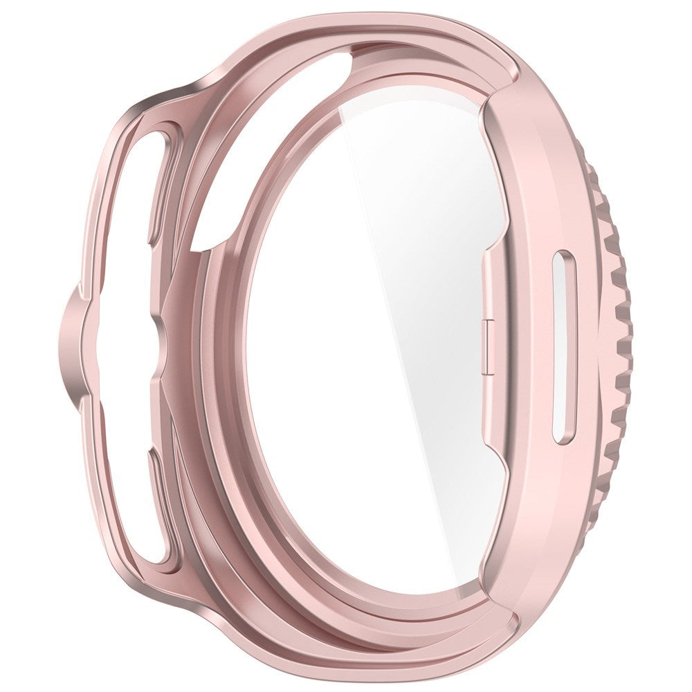 Samsung Galaxy Watch 8 Classic (46mm) Hard Plastic Case with Built-in Screen Protector - Pink