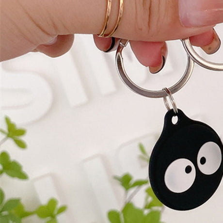 Apple AirTag Silicone Case - Keychain with Fun Design - Corgi