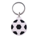 Apple AirTag Silicone Case - Keychain with Fun Design - Football