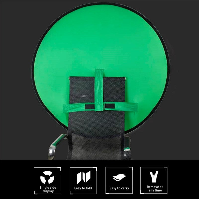 Round Photo Background 75 cm - Green