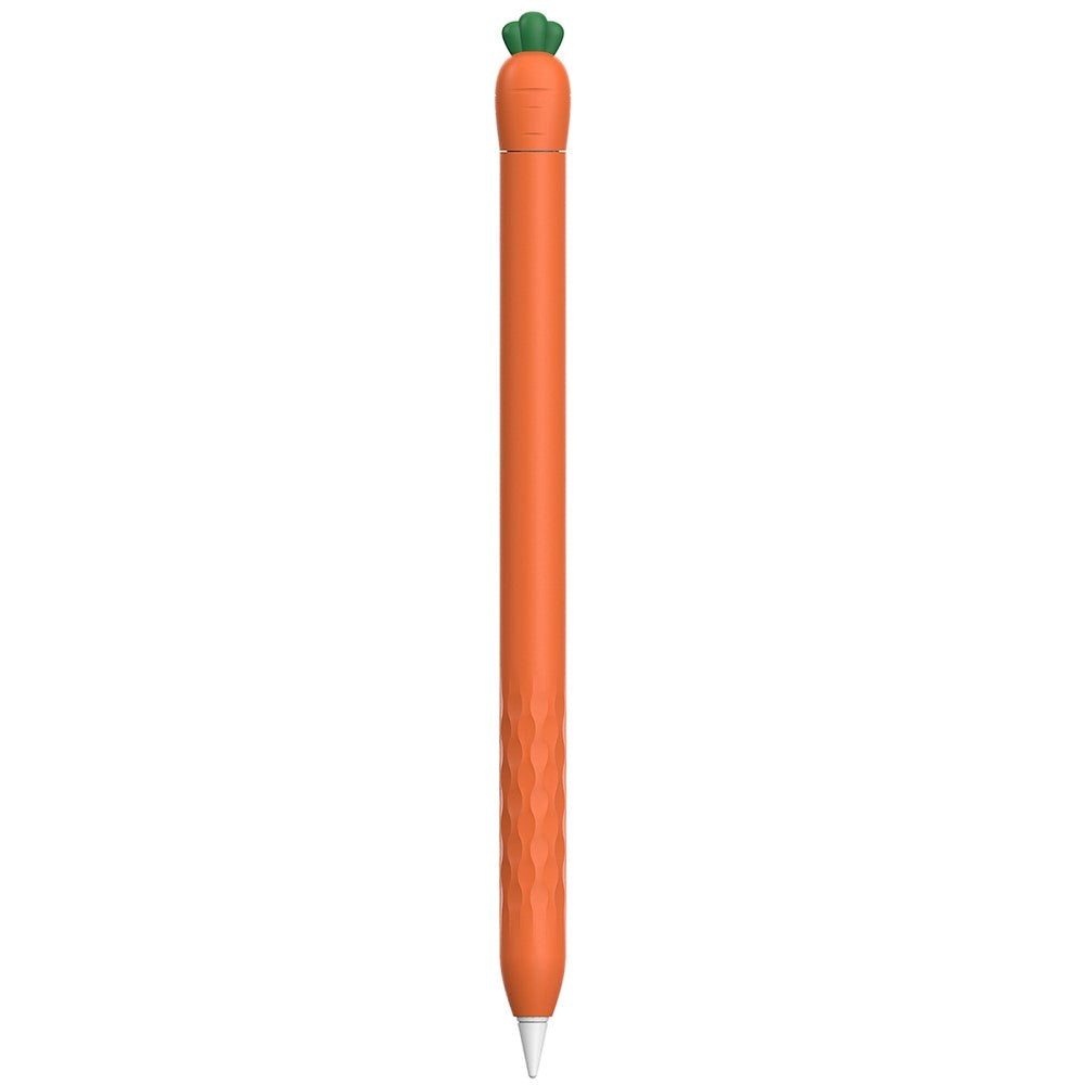 Apple Pencil 2 Generation Soft Silicone Case with Motif - Carrot