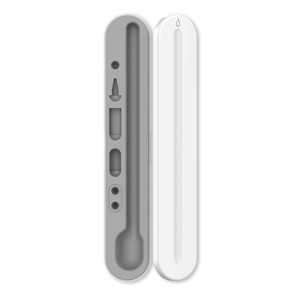 Apple Pencil Storage Hard Case in PC Plastic - White