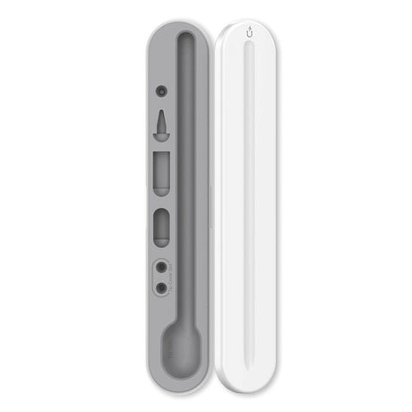 Apple Pencil Storage Hard Case in PC Plastic - White