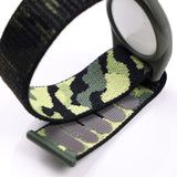 AirTag Nylon Children's Strap - Black Camouflage