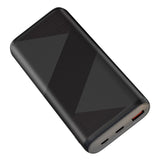 XO Powerbank with 1 x USB-A QC 18W & 1 x USB-C PD 20W - 20,000 mAh - Black