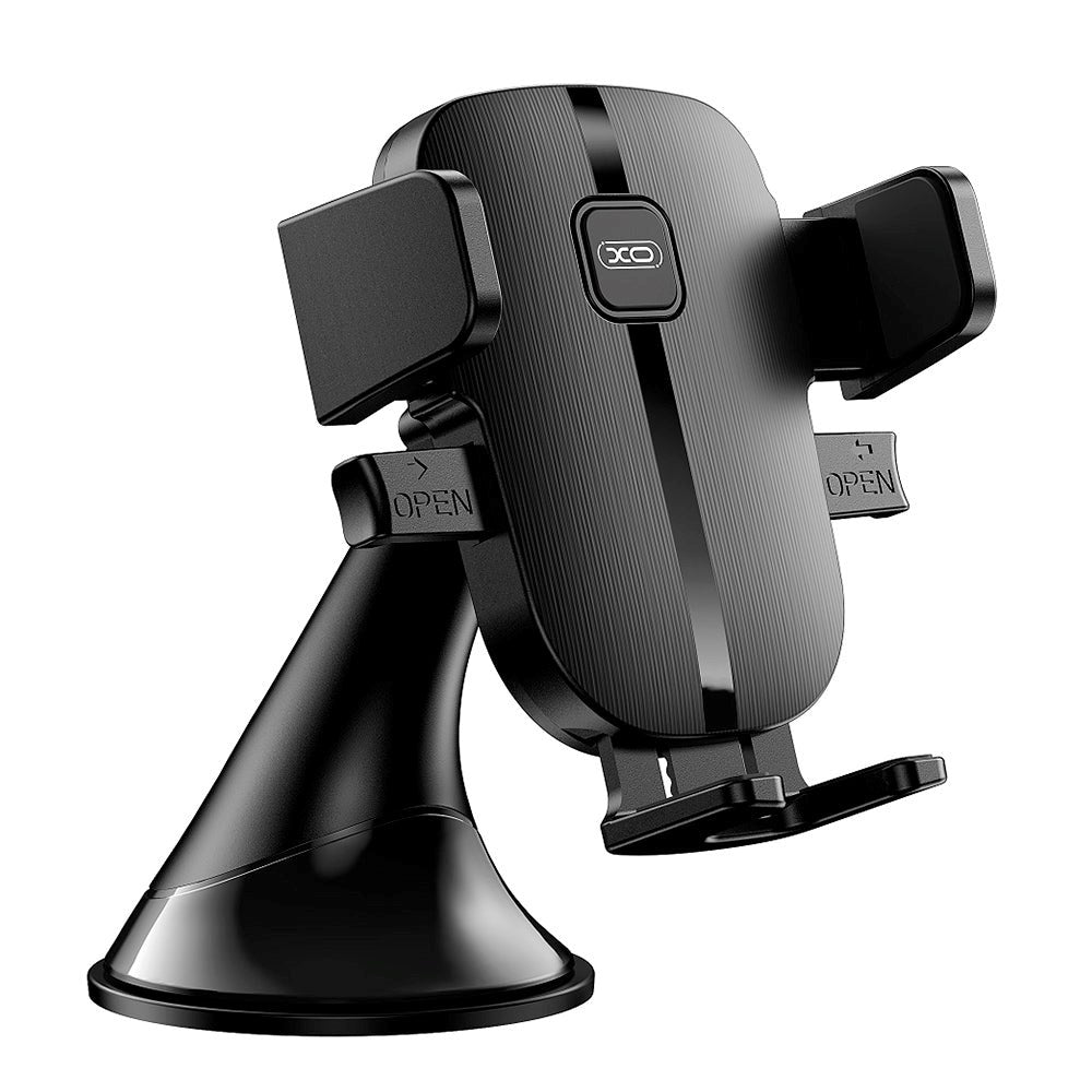 XO C120 Cell Phone Holder for Car - Dashboard Mount - Mobile Max: 55 - 90mm - Black