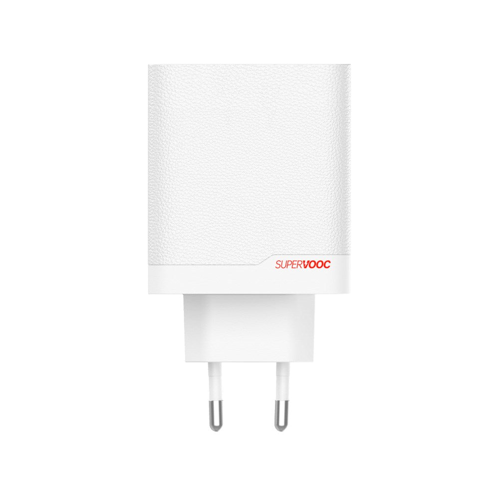 OnePlus Wall Charger with USB-C to USB-C Cable - 120W USB-C / USB-A - White