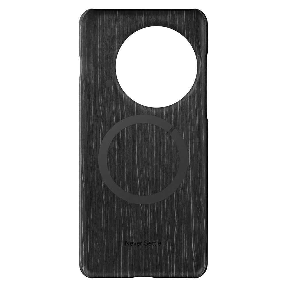 Original OnePlus 13 Wood Grain Magnetic Case - MagSafe Compatible - Black