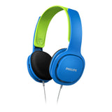 Philips Headset On-Ear for Children w. Sound Limiter - Blue / Green