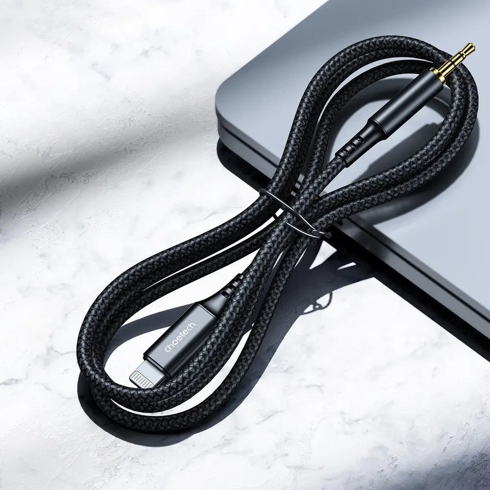 Choetech AUX009 Lightning to 3.5mm Minijack Cable - 2m - Black
