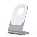 Choetech MagLeap Magnetic Wireless Charger 15W with Stand - MagSafe Compatible- White / Silver