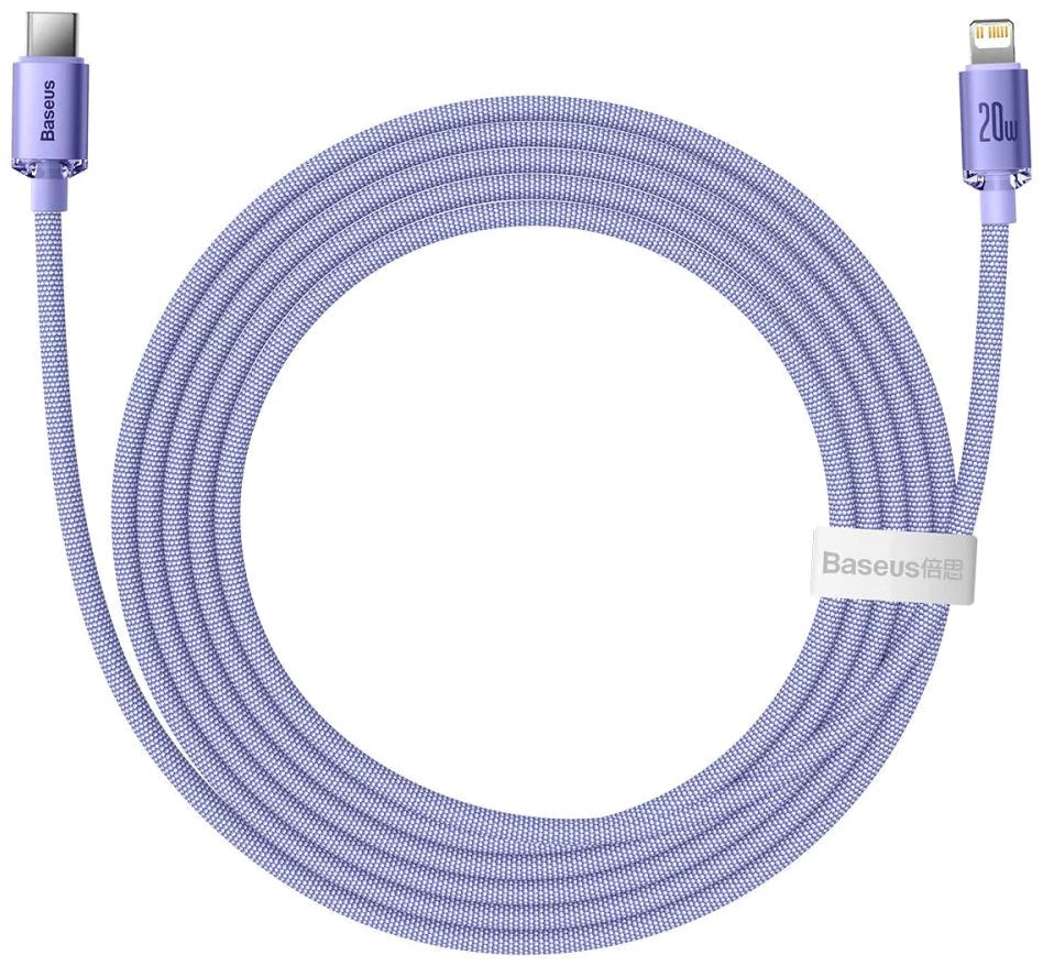 Baseus Cafule Cable USB-C to Lightning 2m 20W - Purple