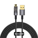 Baseus Explorer Series USB-A to Lightning Cable 2.4A - 2m - Black