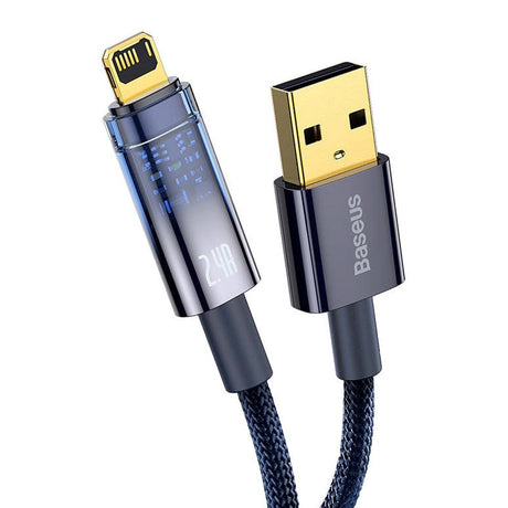 Baseus Explorer Series USB-A to Lightning Cable 2.4A - 2m - Blue