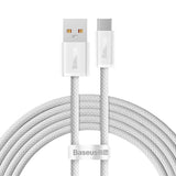 Baseus Dynamic Series USB-A to USB-C Cable 100W - 2m - White