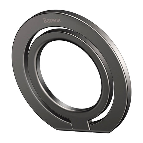 Baseus Halo Magnetic Finger Ring / Stand - MagSafe Compatible - Black