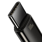 Baseus 100W USB-A to USB-C Cable 480Mb/s - 1m - Black