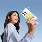 Baseus Popsicle 5200mAh Powerbank 20W with Built-in Lightning Cable - White / Green
