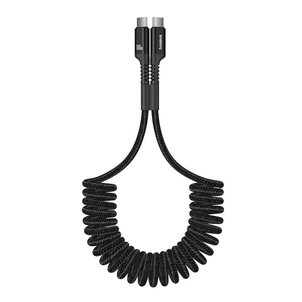 Baseus 100W USB-C to USB-C Fish-Eye Cable - 1m - Black