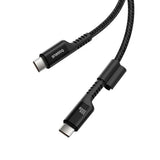 Baseus 100W USB-C to USB-C Fish-Eye Cable - 1m - Black
