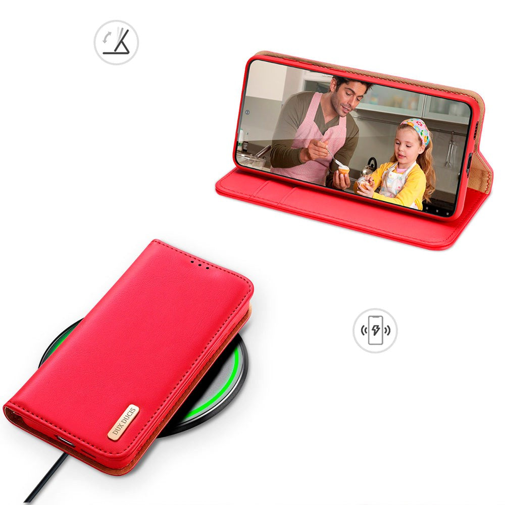 Samsung Galaxy S23 DUX DUCIS Hivo Series Flip Case - Red