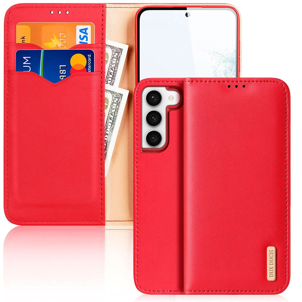 Samsung Galaxy S23 DUX DUCIS Hivo Series Flip Case - Red