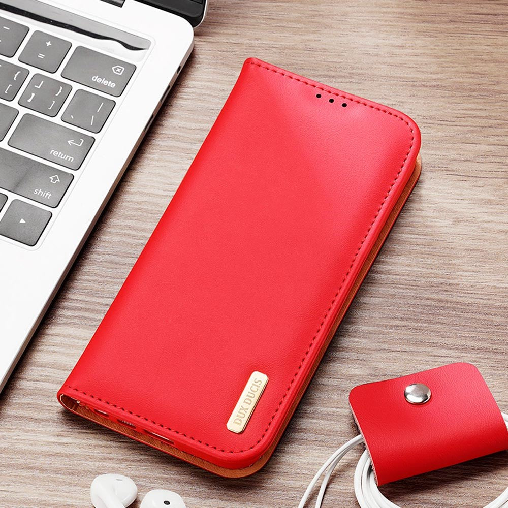 Samsung Galaxy S23 Ultra DUX DUCIS Hivo Series Flip Case - Red