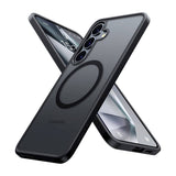 TORRAS Samsung Galaxy S25 Flexible Plastic Case - MagSafe Compatible - Black