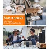 TORRAS Magnetic 15W Power Bank 5,000mAh with Kickstand - White