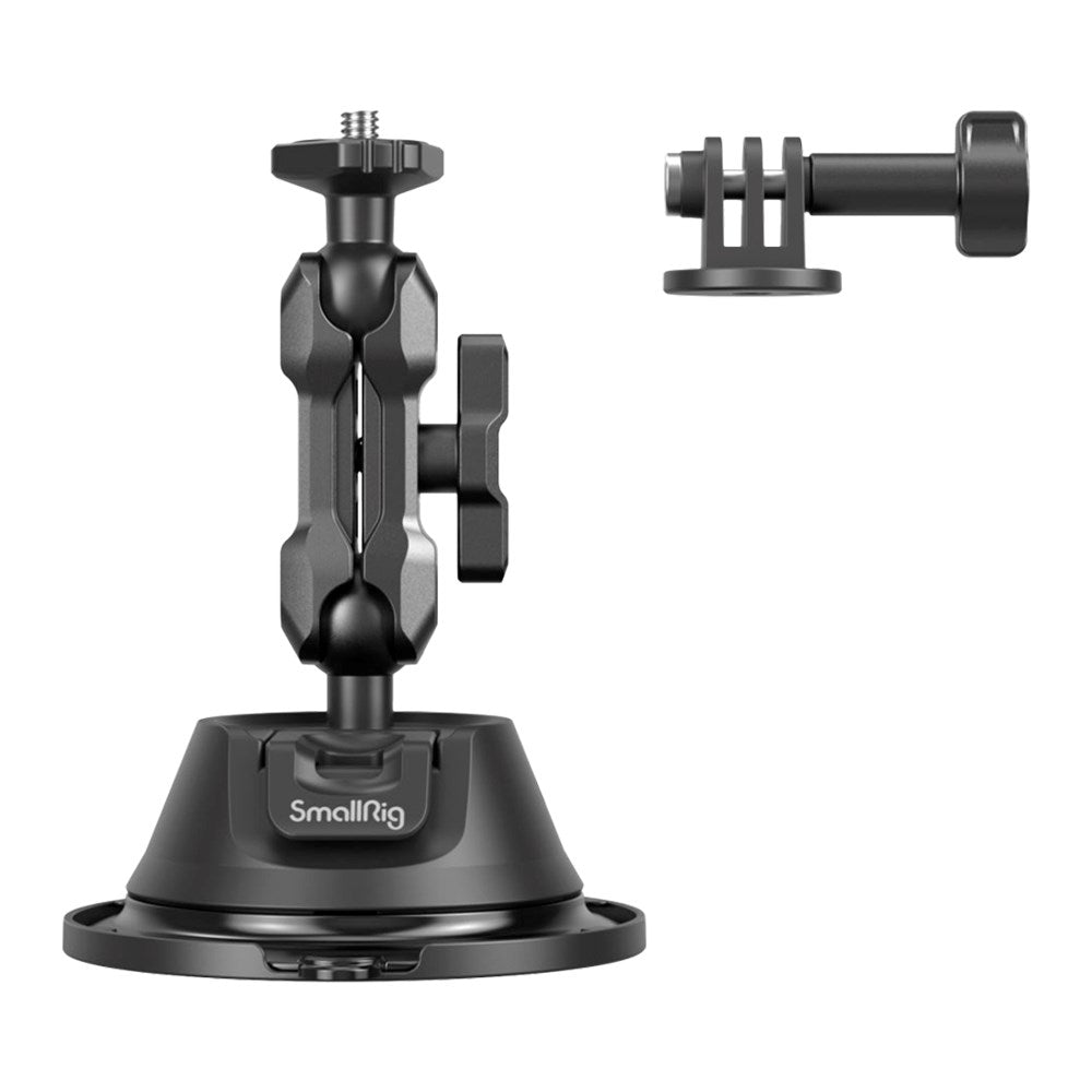 SmallRig 4193 Universal Action Camera Mount with Suction Cup - Black