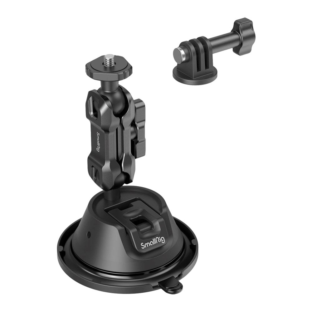 SmallRig 4193 Universal Action Camera Mount with Suction Cup - Black