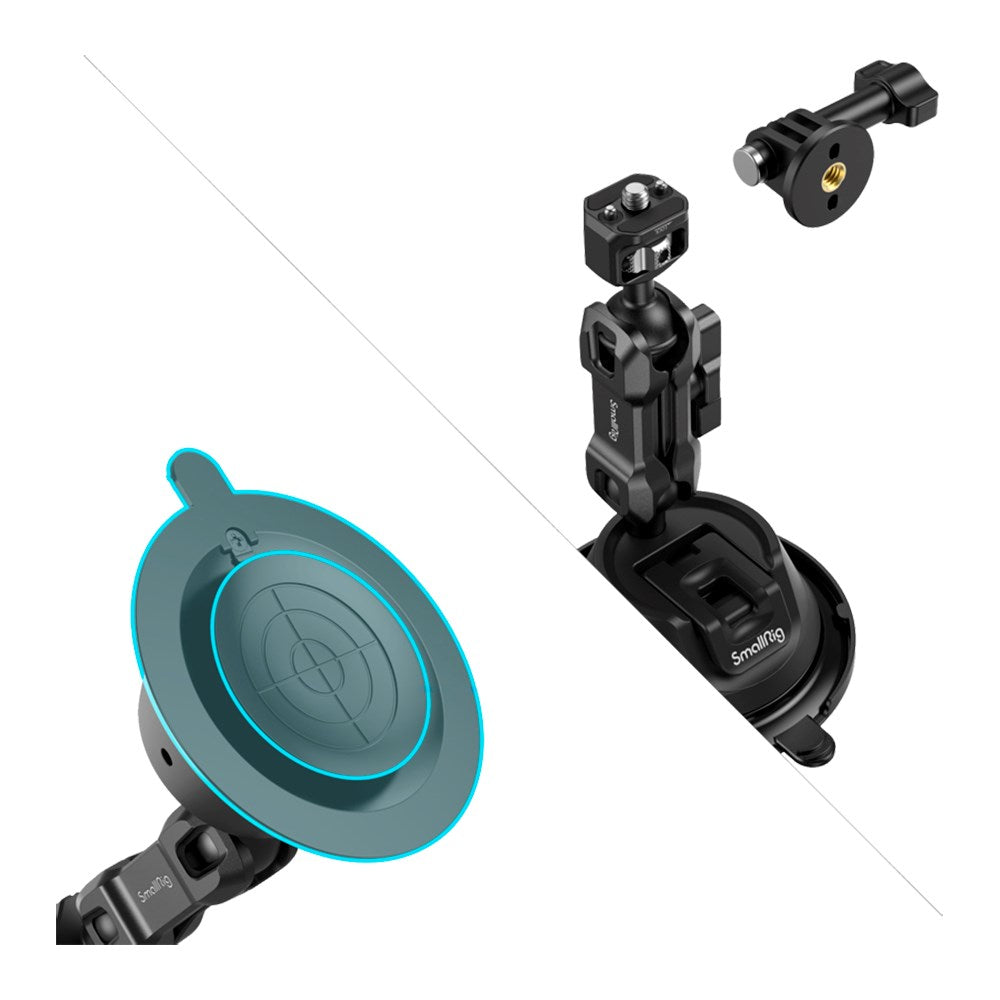 SmallRig 4275 Universal Action Camera / Mobile Mount w. Suction Cup - Black