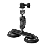 SmallRig 4467 Universal Action Camera Mount w. Dual Magnetic Suction Cup - Black