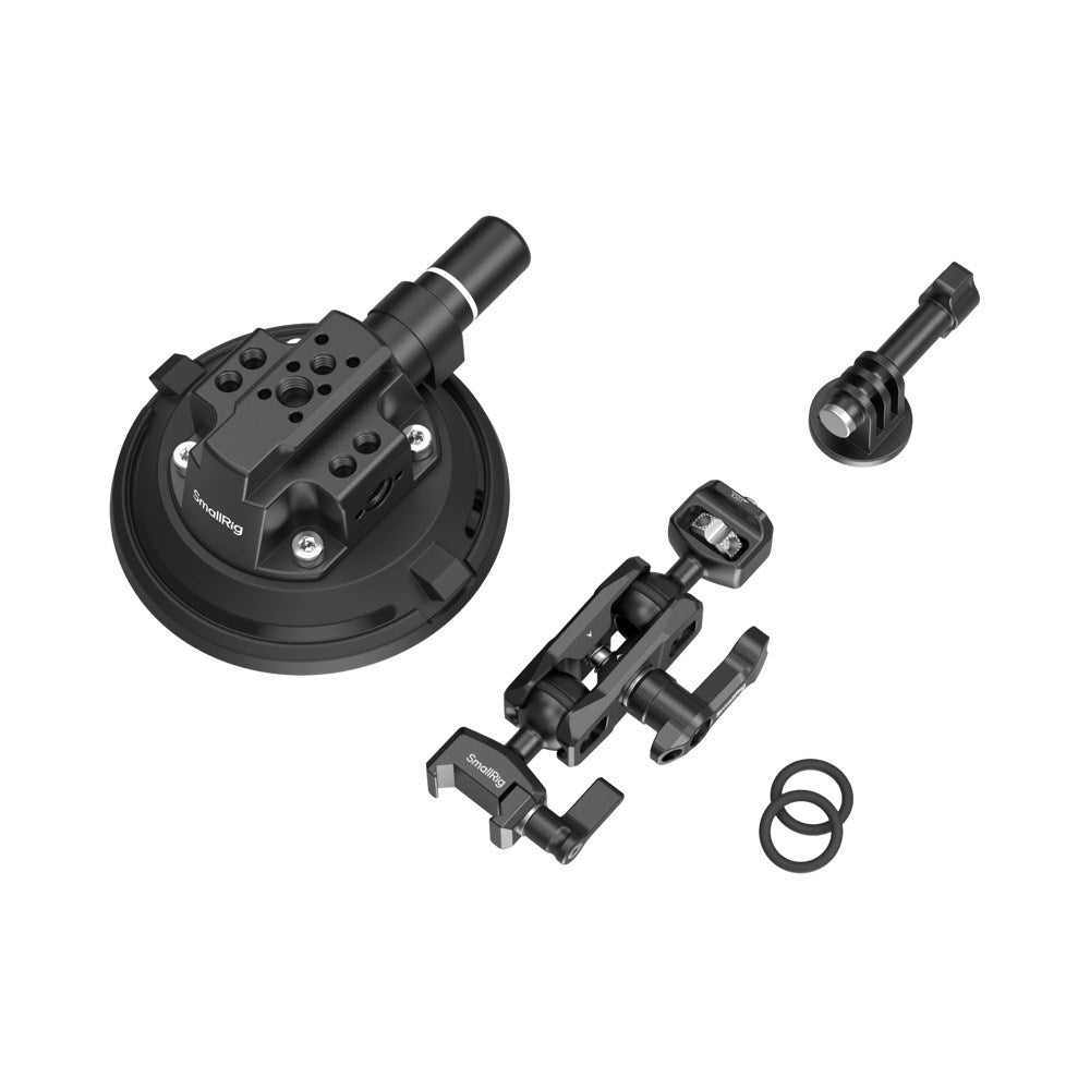 SmallRig 4236 4" Suction Cup Camera Mounting Kit for Vehicle - Black