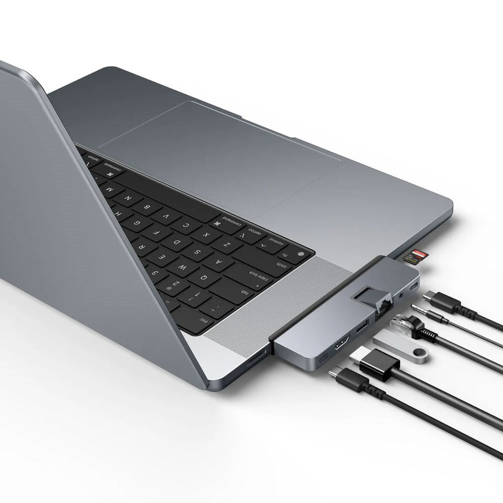 Hyper HyperDrive Duo Pro 100W 7-in-2 USB-C Hub - Grey