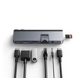 Hyper HyperDrive Duo Pro 100W 7-in-2 USB-C Hub - Grey