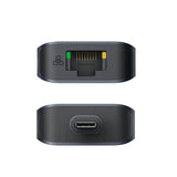 Hyper HyperDrive Ecosmart 7-in-1 USB-C Hub with USB-A / USB-C / HDMI / Ethernet / SD & MicroSD Card - Grey