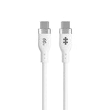 Hyper HyperJuice 60W Silicone USB-C to USB-C Cable – 1.5m – White