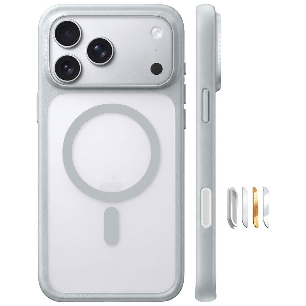 iPhone 18 Pro / 17 Pro TORRAS Guardian Mag Case - MagSafe Compatible - Transparent
