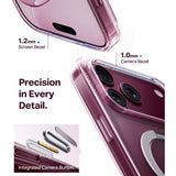iPhone 18 Pro / 17 Pro TORRAS Ostand Q3 Spin Case - MagSafe Compatible - Transparent