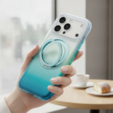 iPhone 18 Pro / 17 Pro TORRAS O3 Air Gradient Case - MagSafe Compatible - Green / Blue