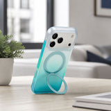 iPhone 18 Pro / 17 Pro TORRAS O3 Air Gradient Case - MagSafe Compatible - Green / Blue