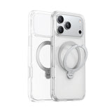 iPhone 18 Pro Max / 17 Pro Max TORRAS Ostand Q3 Spin Case - MagSafe Compatible - Transparent