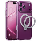 iPhone 18 Pro Max / 17 Pro Max TORRAS Ostand Q3 Spin Case - MagSafe Compatible - Transparent
