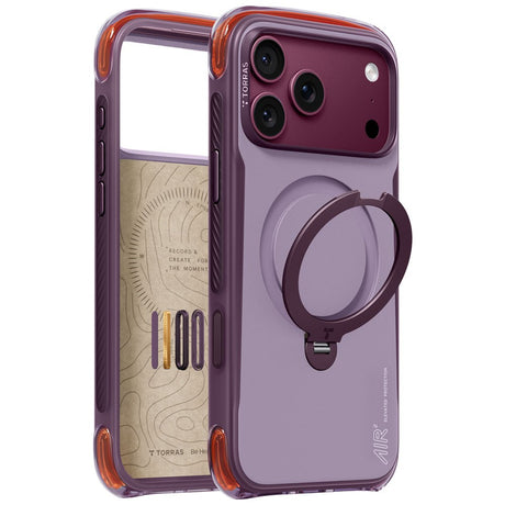 iPhone 18 Pro / 17 Pro TORRAS Ostand Q3 Air Case - MagSafe Compatible - Purple