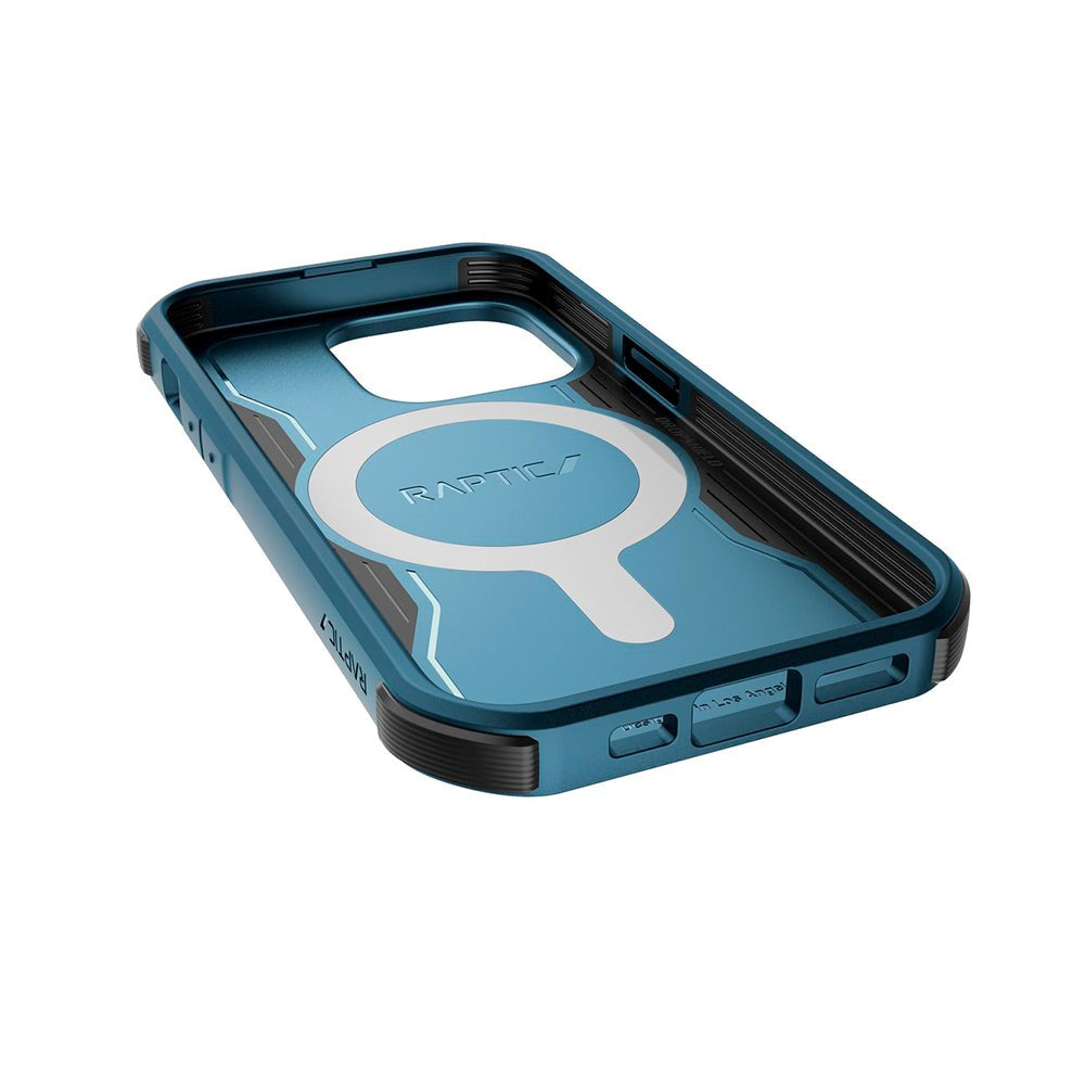 iPhone 14 Pro Raptic Fort Series Craftsman Case - MagSafe Compatible - Blue