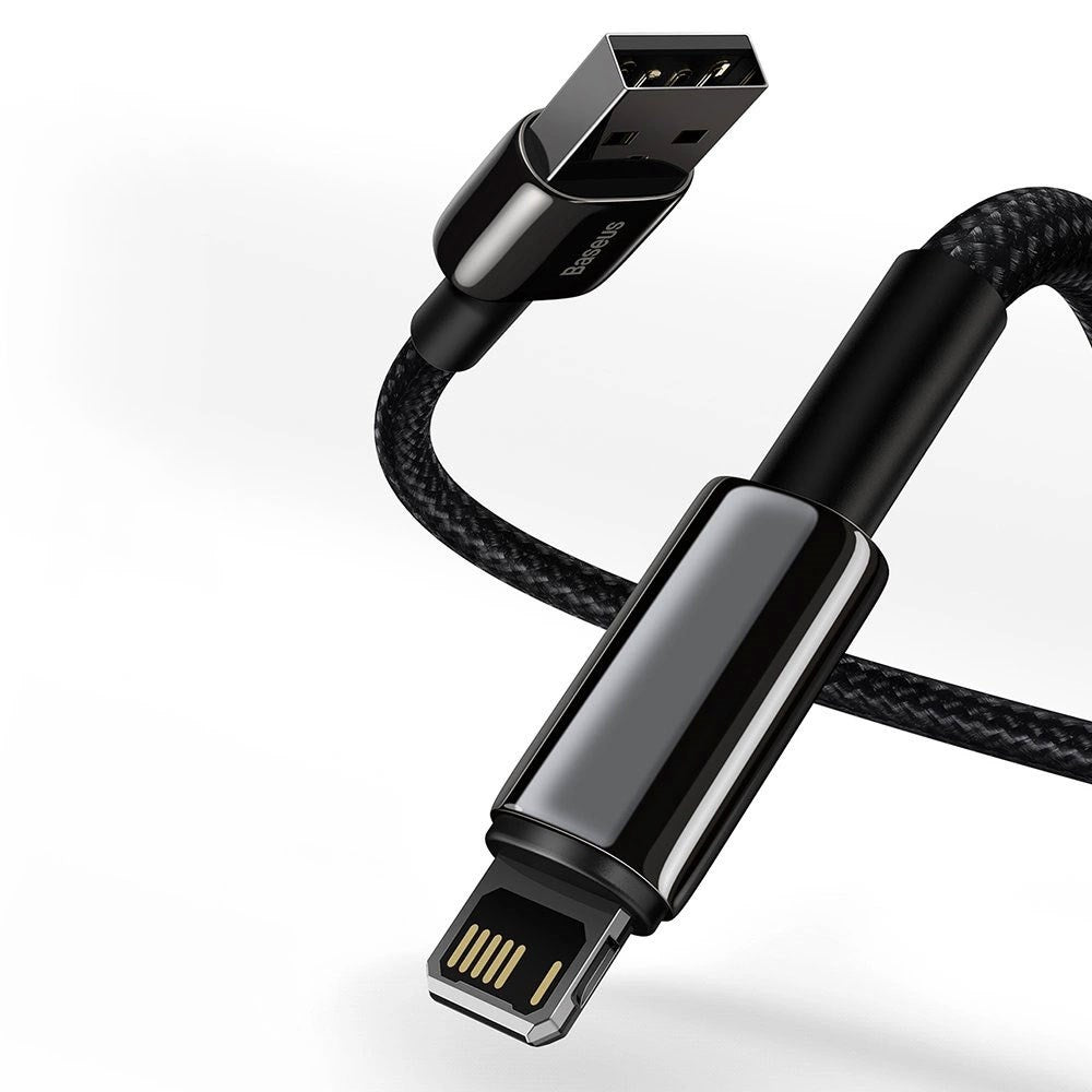 Baseus 12W USB-A to Lightning Cable (480Mbps) - 1m - Black