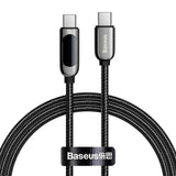 Baseus Display 100W USB-C to USB-C Cable - 1 Meter - Black