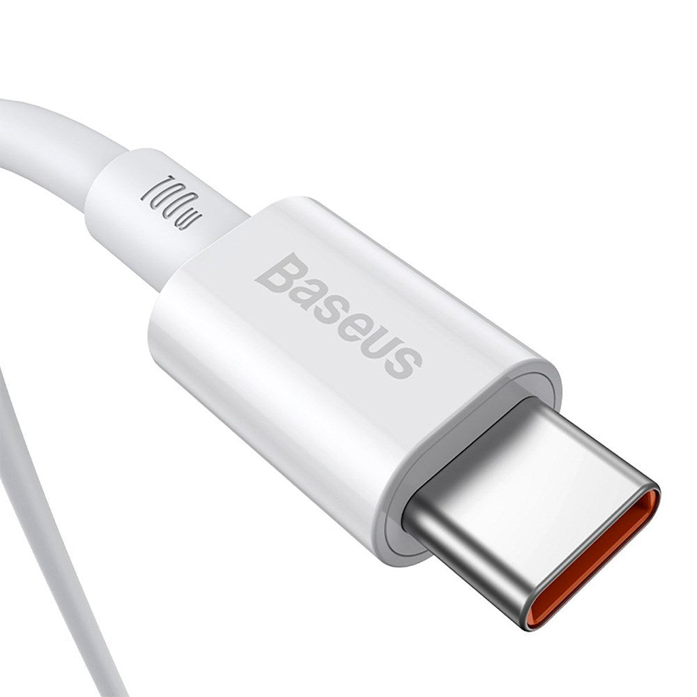 Baseus Superior Series 100W USB-C to USB-C Cable - 1 Meter - White